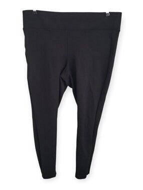 Torrid Pixie Tummy Control Ponte Pants Size 2R Black Pull-On Leggings